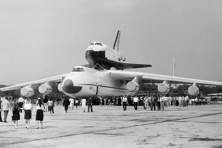 Antonov An-225 Mriya first public appearance.