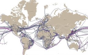 Submarine cables.