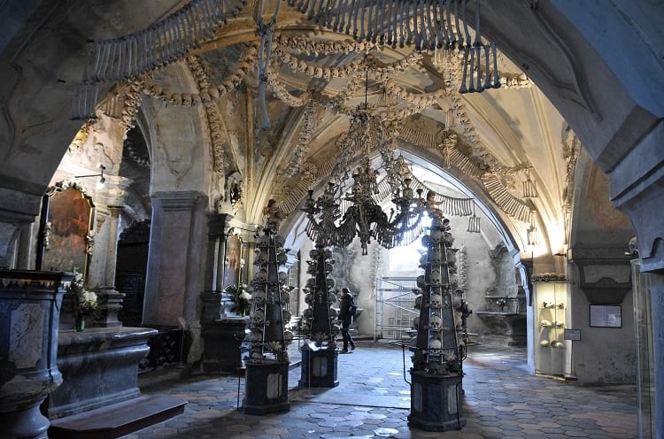 Inside Sedlec Ossuary