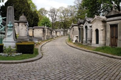 Père Lachaise Cemetery.