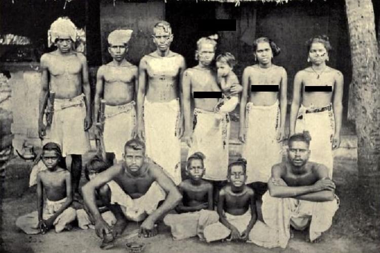 Breast Tax: A Thiyya family, 1900s.