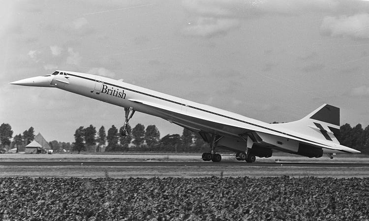 British airways Concorde Jet.