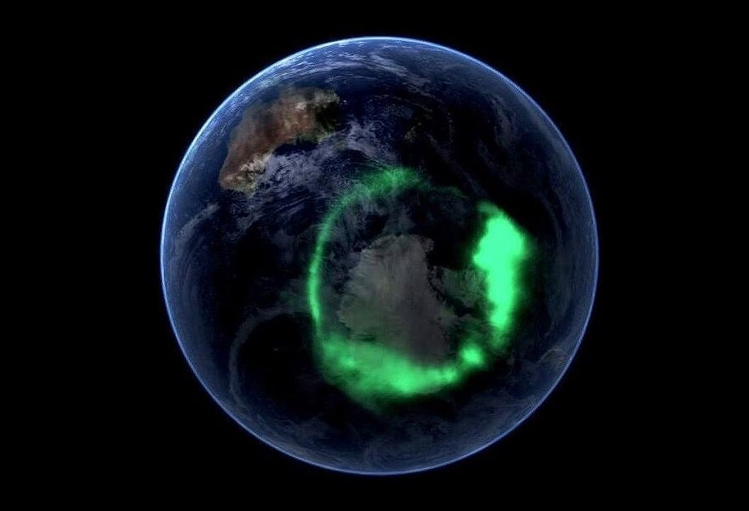 Aurora from space.